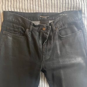 Saint Laurent 30x32 d02 M/SK-LW Waxed Denim Jeans